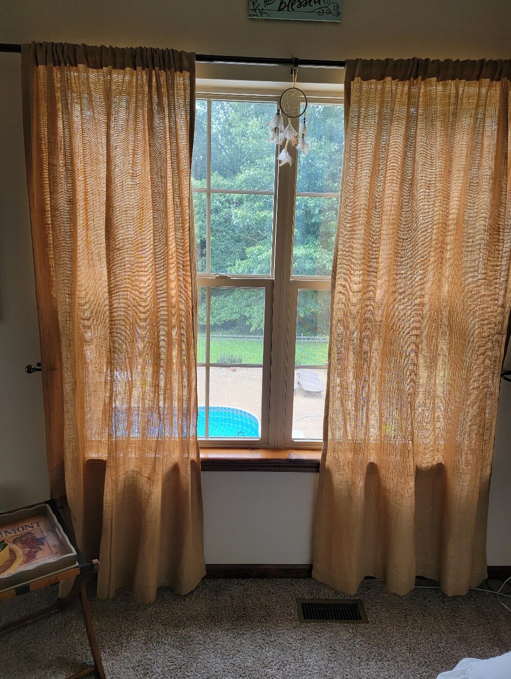 Nate Berkus Burlap Curtain Panels